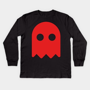 Red Ghost Kids Long Sleeve T-Shirt